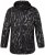 Jay-Pi 847852 Ultraľahká outdoorová bunda s reflexnou potlačou Čierna - Bundy - Bundy Nadmerné Veľkosti 2XL-8XL
