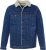 JP1880 851363 Džínsová bunda s teddy podšívkou Denimová modrá - Bundy - Bundy Nadmerné Veľkosti 2XL-8XL