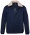 Men+ 369 Bunda bellyfit s teddy golierom Tmavomodrá - Bundy - Bundy Nadmerné Veľkosti 2XL-8XL