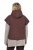 Ulla Popken 851785 Oversize prešívaná vesta s kapucňou Hnedá - Vesty - 