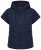 Ulla Popken 851785 Oversize prešívaná vesta s kapucňou Tmavomodrá - Vesty - 