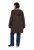 Ulla Popken 851803 Duffle coat Tmavohnedá - Kabáty - Dámske kabáty veľkých veľkostí