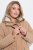Ulla Popken 852028 Parka Béžová - Kabáty - Dámske kabáty veľkých veľkostí