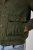 JP1880 852294 Bunda zo zmesi vlny so stojačikom Khaki zelená - Bundy - Bundy Nadmerné Veľkosti 2XL-8XL