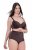 Ulla Popken 853062 Boxerky Hnedá - Nohavičky - 