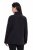 Ulla Popken 853668 Fleecová bunda so stojačikom Čierna - Flísové oblečenie - 