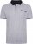Kam Jeans 5487 Dobby Print Pique Polo White - Polokošele - Polokošele 2XL-8XL
