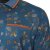 Kam Jeans 5494 Digital Floral Print Polo Blue - Polokošele - Polokošele 2XL-8XL
