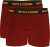 Motley Denim Amsterdam Boxershorts Red 2-pack - Spodná bielizeň - Spodné Prádlo 2XL-8XL
