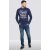 D555 Austin Long Sleeve T-shirt Navy - Tričká - Nadrozmerné tričká - 2XL-14XL