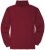 Adamo Fabio Comfort fit Turtleneck Long sleeve T-shirt Burgundy - Tričká - Nadrozmerné tričká - 2XL-14XL
