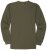 Adamo Floyd Comfort fit Long sleeve T-shirt Khaki - Tričká - Nadrozmerné tričká - 2XL-14XL