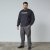 North Latitude Crewneck Sweatshirt Čierna - TALL mikiny - TALL mikiny pre vysokých mužov