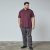 North Latitude Superflex Polo Aubergine - TALL polokošele - TALL polo tričká pre vysokých mužov