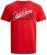 Jack & Jones Elogo T-Shirt True Red - Tričká - Nadrozmerné tričká - 2XL-14XL
