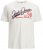 Jack & Jones Elogo T-Shirt White - Tričká - Nadrozmerné tričká - 2XL-14XL