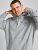 Jack & Jones JJESHARK SWEAT Hoodie Light Grey - Mikiny & mikiny bez kapucne - Mikiny & Mikiny s Kapucňou 2XL-12XL