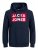 Jack & Jones JJECORP Hoodie Navy - Mikiny & mikiny bez kapucne - Mikiny & Mikiny s Kapucňou 2XL-12XL