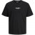 Jack & Jones Miko Crew Neck T-Shirt Black - Tričká - Nadrozmerné tričká - 2XL-14XL