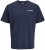 Jack & Jones Yuki Back Print Crew Neck T-Shirt Sky Captain - Tričká - Nadrozmerné tričká - 2XL-14XL
