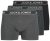 Jack & Jones Black Friday Trunks 3-Pack Grey Black - Spodná bielizeň - Spodné Prádlo 2XL-8XL
