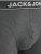 Jack & Jones Black Friday Trunks 3-Pack Grey Black - Spodná bielizeň - Spodné Prádlo 2XL-8XL