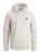 Jack & Jones JCOKING SWEAT HOOD Light Gray - Mikiny & mikiny bez kapucne - Mikiny & Mikiny s Kapucňou 2XL-12XL