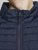 Jack & Jones MULTI BODYWARMER With COLLAR Navy Blazer - Bundy - Bundy Nadmerné Veľkosti 2XL-8XL