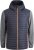 Jack & Jones MULTI QUILTED SET-IN Sleeves Jacket Grey Melange - Bundy - Bundy Nadmerné Veľkosti 2XL-8XL