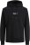 Jack & Jones ESTERBRO Hoodie Black - Mikiny & mikiny bez kapucne - Mikiny & Mikiny s Kapucňou 2XL-12XL