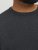 Jack & Jones BASIC Knitted Sweater Dark Grey Melange - Mikiny & mikiny bez kapucne - Mikiny & Mikiny s Kapucňou 2XL-12XL