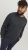 Jack & Jones BASIC Knitted Sweater Dark Grey Melange - Mikiny & mikiny bez kapucne - Mikiny & Mikiny s Kapucňou 2XL-12XL