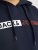 Jack & Jones CORP LOGO PLAY 5 Print Hoodie Navy Blazer - Mikiny & mikiny bez kapucne - Mikiny & Mikiny s Kapucňou 2XL-12XL