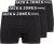 Jack & Jones SENSE Trunks 3-Pack Black - Spodná bielizeň - Spodné Prádlo 2XL-8XL