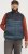 Jack & Jones SPRINT Black Blocking BODYWARMER With Collar Dark Turquoise - Bundy - Bundy Nadmerné Veľkosti 2XL-8XL