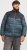 Jack & Jones SPRINT Black Blocking Quilted Collar Jacket Teal - Bundy - Bundy Nadmerné Veľkosti 2XL-8XL