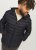 Jack & Jones SPRINT Quilted Hooded Jacket Black - Bundy - Bundy Nadmerné Veľkosti 2XL-8XL
