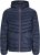 Jack & Jones SPRINT Red Stitches Quilted Hooded Jacket Navy Blazer - Bundy - Bundy Nadmerné Veľkosti 2XL-8XL