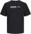 Jack & Jones CORP Logo Play 5 T-Shirt Black - Tričká - Nadrozmerné tričká - 2XL-14XL