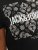 Jack & Jones JJPAISLEY T-Shirt Black - Tričká - Nadrozmerné tričká - 2XL-14XL