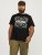 Jack & Jones JJPAISLEY T-Shirt Black - Tričká - Nadrozmerné tričká - 2XL-14XL