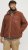 Jack & Jones ESTERBRO High Collar Teddy Jacket Brandy Brown - Bundy - Bundy Nadmerné Veľkosti 2XL-8XL