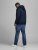 Jack & Jones Elogo Sweat Hood Navy Blazer - Mikiny & mikiny bez kapucne - Mikiny & Mikiny s Kapucňou 2XL-12XL