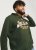 Jack & Jones 2 COL LOGO Hoodie Kombu Green - Mikiny & mikiny bez kapucne - Mikiny & Mikiny s Kapucňou 2XL-12XL