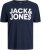 Jack & Jones CORP Logo T-Shirt Navy Blazer - Tričká - Nadrozmerné tričká - 2XL-14XL