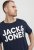 Jack & Jones CORP Logo T-Shirt Navy Blazer - Tričká - Nadrozmerné tričká - 2XL-14XL