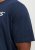Jack & Jones Corp Logo Crew Neck T-Shirt Navy Blazer - Tričká - Nadrozmerné tričká - 2XL-14XL