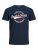 Jack & Jones JJELOGO TEE Navy - Tričká - Nadrozmerné tričká - 2XL-14XL