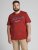 Jack & Jones JJELOGO TEE Red - Tričká - Nadrozmerné tričká - 2XL-14XL