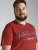Jack & Jones JJELOGO TEE Red - Tričká - Nadrozmerné tričká - 2XL-14XL